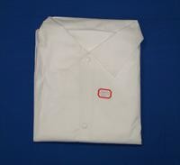Buy white  Non  Woven Lab Coats  weight 40 g/m²  50g/m² materials at wholesale prices