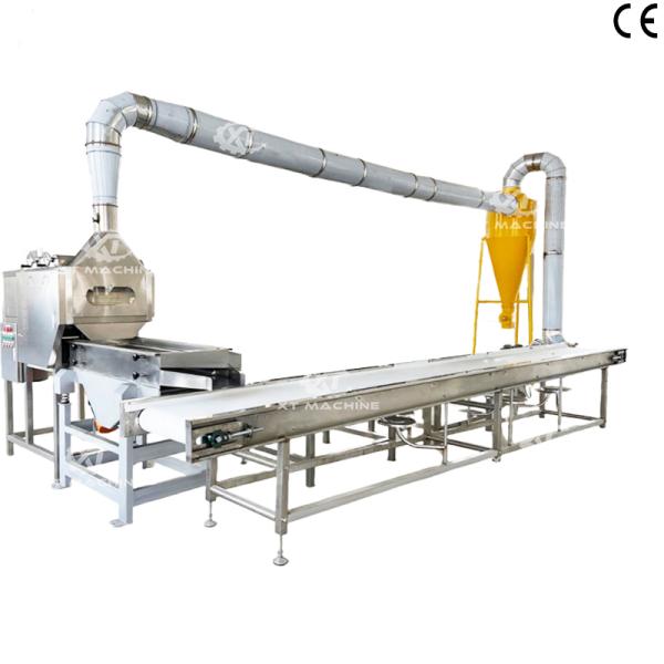 Buy SUS304 Mobile Industrial Conveyor Belt for Peanut Processing at wholesale prices