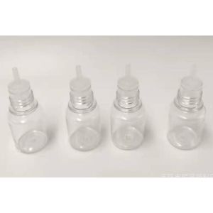 Plastic Pressure Spinning 5ml Anti Theft Oil Bottle Transparent