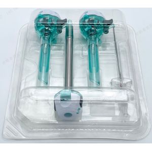12mm visible trocar kit bladeless disposable laparoscopic optical trocar set