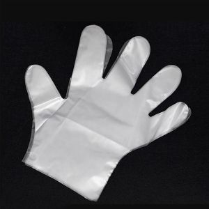 Quality 1000pcs PE Disposable Poly Gloves , Latex Free Protective Gloves Isolation Gloves for sale