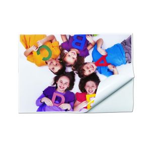 China OEM White 21x29.7cm Glossy Full Sheet Adhesive Paper on sale