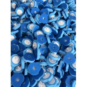 China Biodegradable Disposable Toilet Brush with 6 Kitten Heads 10x8cm on sale