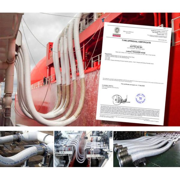 EN13766 STS Oil Transfer Hose Flexible High Pressure 21 Bar