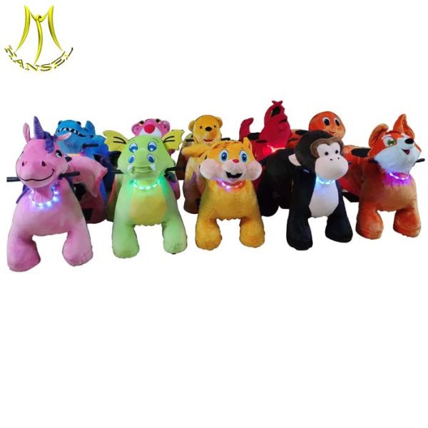 Buy Hansel 2019 new indoor and outdoor amusement kids coin operated walking animal ride at wholesale prices