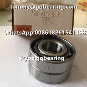 Quality P5 Precision 30 degree contact angle NSK 7204ATYNDBLP5 Angular Contact Ball Bearing for sale