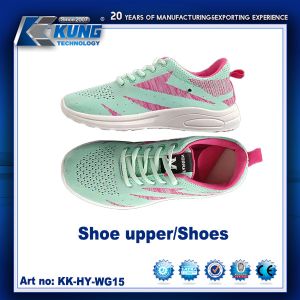 Customized High Elastic Breathable Children Shoes Upper Non Slip