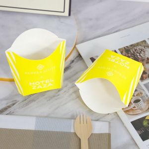 Customized printing of french fries eco-friendly biodegradable disposable fast