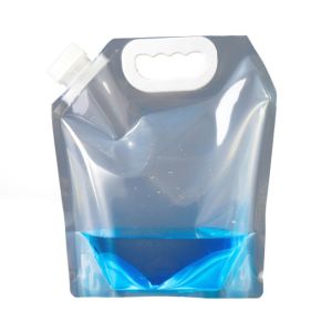 Quality 5L Portable Liquid Packaging Pouch Custom Printing With Handle for sale