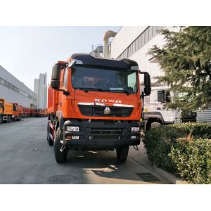 HOWO Dump Truck Sinotruk 371HP TXcab Sunset Orange ZZ3257N384GB1