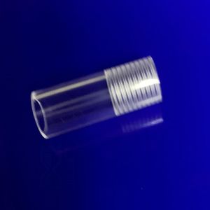 Custom High Purity High Temperature Sealed Laboratory Quartz Thread Pipe
