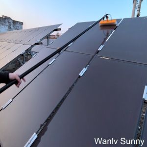 Manual Automation Innovative Carbon Fiber Handle Spray Brush for Solar Panel