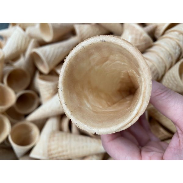 Snack Food Factory 7000pcs/H Ice Cream Cone Production Line