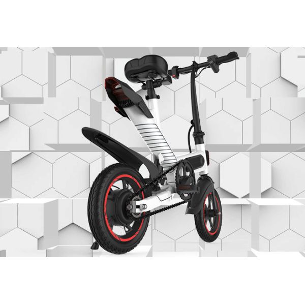 Ultra Light Electric Pedal Bike , Electric Assist Bicycle Lithium Battery