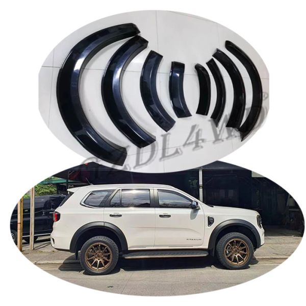 Buy Matter Black Wheel Arch Fender Flare For Everest 2023+ Wheel Eyebrow at wholesale prices