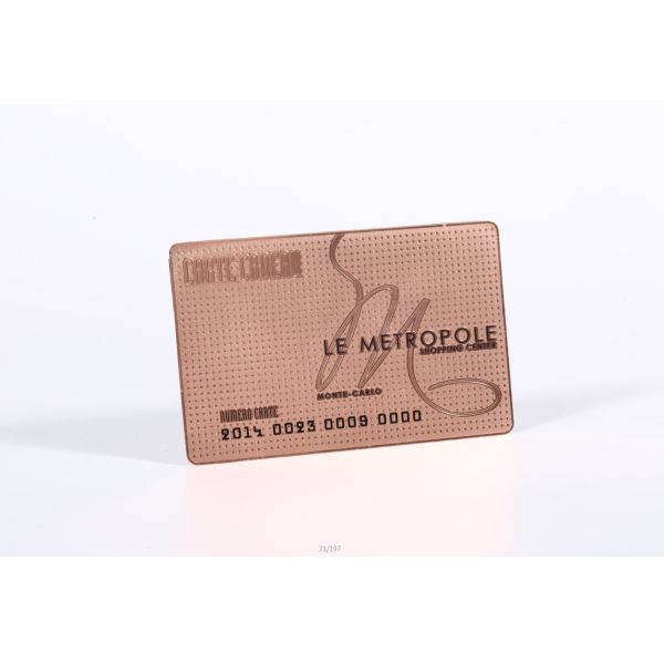 Metal Stainless Steel Business Cards With Different Background Pattern