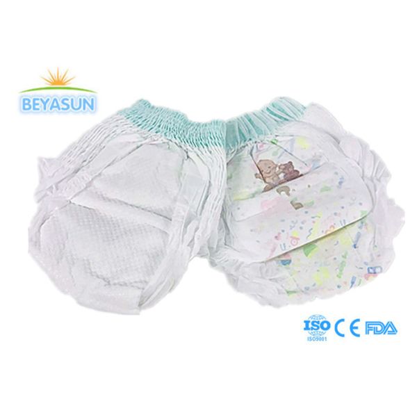 Disposable Diaper Elastic Bubble Waist Circumference Baby Pull Up Pants