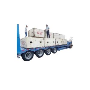 80 Tons 4 Axles Lowbed Trailer /Low Bed Trailer/Semi Trailer Tread 2180mm