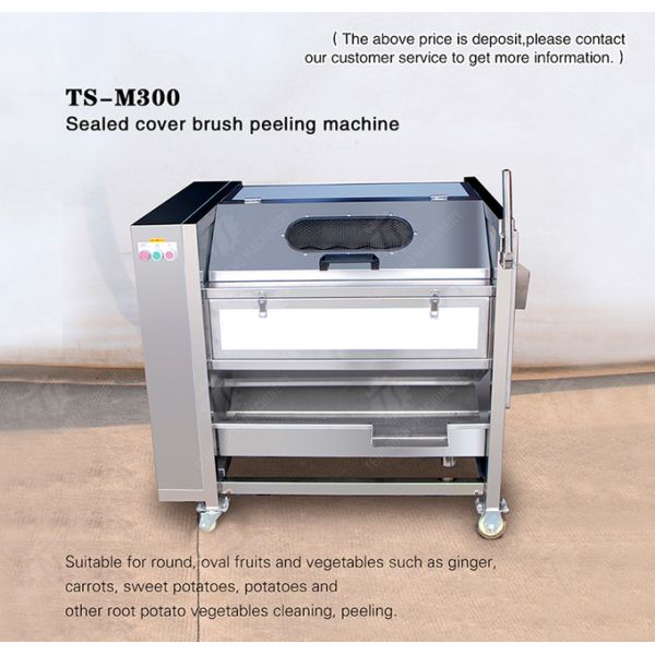 Wash Washer Washing Cleaning processing production Destoning Supplying soybeans Potato Carrot Taro Sweet potato Yam Saiko persimmon Sealed cover brush