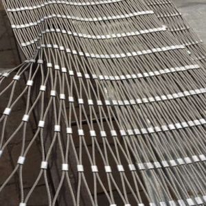 Customizable Balustrade Cable Mesh with Wire Diameter 1.2mm-6.0mm and Mesh Hole