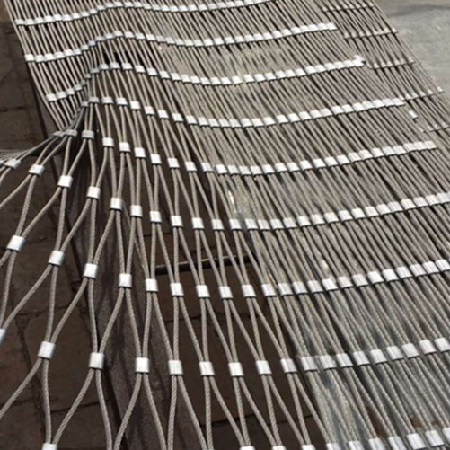 Customizable Balustrade Cable Mesh with Wire Diameter 1.2mm-6.0mm and Mesh Hole