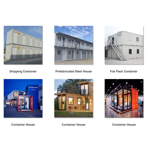 35sqm Shutter Door Garbage Sorting Room Modern Prefab Tiny Homes