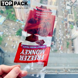 Digital printing wholesale ice popsicle plastic packaging bags