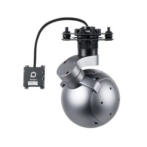 1080p Micro HDMI / IP Drone Camera With 40x AI Object Tracking EO+IR Dual Sensor