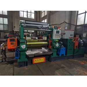 PLC Smooth Rollers rubber mixing mill machine Automated Control System