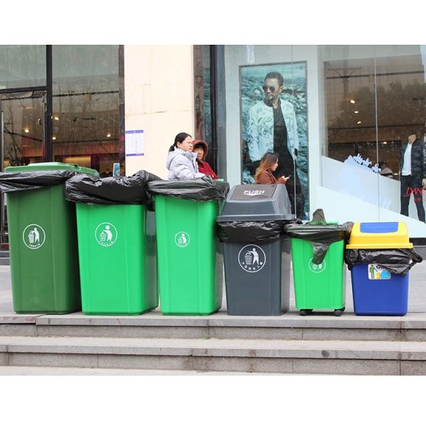 Large Size 140*120 Disposable Black Sanitation Thickened Flat Big Garbage Bag Factory Wholesale Plastic Garbage Bag