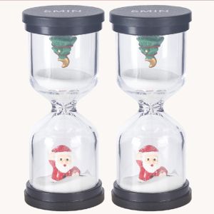 Quality Custom Christmas 5 Minute Hourglass Glass Beads Ps for sale