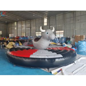 Manufacturer Inflatable Rope Pulling Interactive Challenge Rodeo Bull Riding