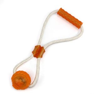 Rubber 15cm Durable Bite Dog Suction Cup Ball Toy Set