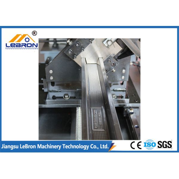 PLC Control Steel Door Frame Machinery 32Mpa Yield Strength 18 Roller Stations