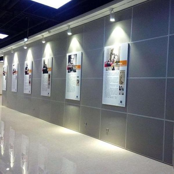 Soundproof Acoustic Folding Movable Partition Walls Fabric Sliding Doors