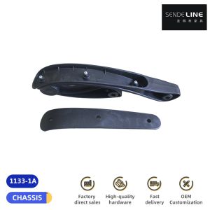 Sendeline Easy Installation Black Plastic Office Chair Armrest Replacement For