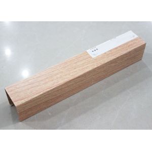 Linear Metal U - aluminum Profile Screen Ceiling / Rectangular Tube Ceiling