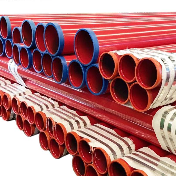 Buy Epoxy Coated ASTM A795 Erw Sch40 Galvanized Steel Pipes at wholesale prices