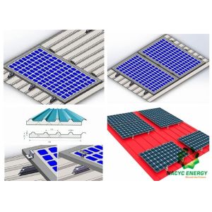 Metal Roof Solar Mounting Systems Bracket For Solar Panel Solar Panel Mounting