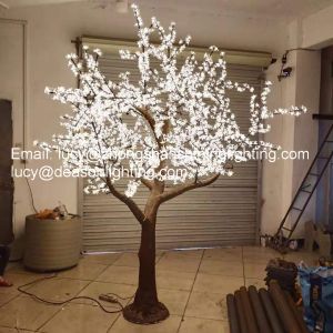 outdoor artificial trees with lights