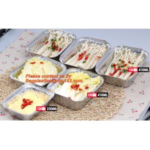 Disposable aluminum foil container /plate/pan/take away food packaing