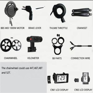 BAFANG G320 Middle M615 750W/1000W Brushless 8fun BBSHD-48V Electric Bike Motor