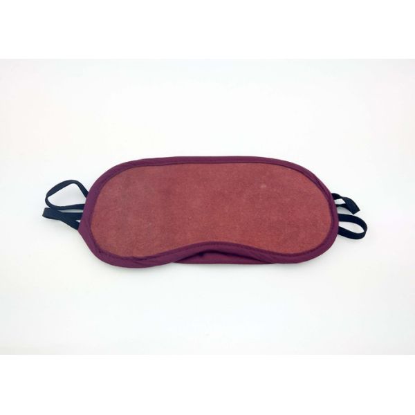 Buy Novelty Promotion Custom Travel Sleeping Genuine Leather Eye Mask at wholesale prices
