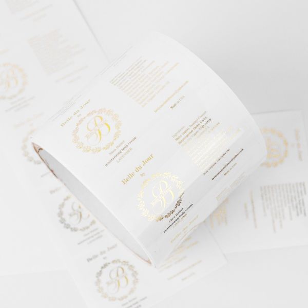 PVC Waterproof Adhesive Label Sticker PE PET Transparent Stickers For Pharmaceuticals