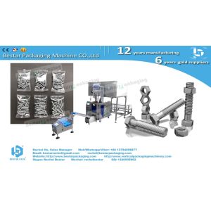 Bestar two counting bowls packaging machine with checkweigher for plastic