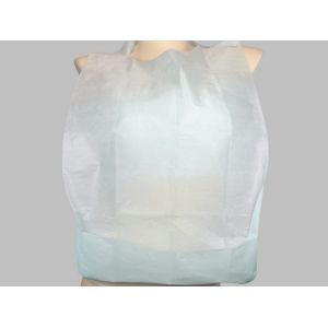 China Large Size Anti Stain Disposable Bibs For Seniors Adult Clothing Protectors on sale