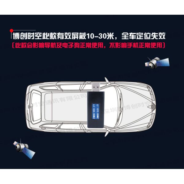 U disk USA GPS jammer + China Beidou shielding equipment + Russian GLONASS positioning jammer USB plug and play