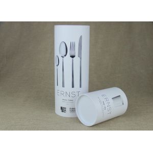 Customised Movable Plastic Lid CMYK Printing Kraft Paper Tube Packaging ,