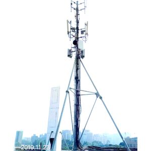 5m 20m Galvanized Telecom Steel Tower Tripod Rooftop Antenna Tower
