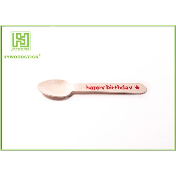 Buy Natural Wood Color Eco Friendly Cutlery Wooden Disposable Utensils For Single Use at wholesale prices